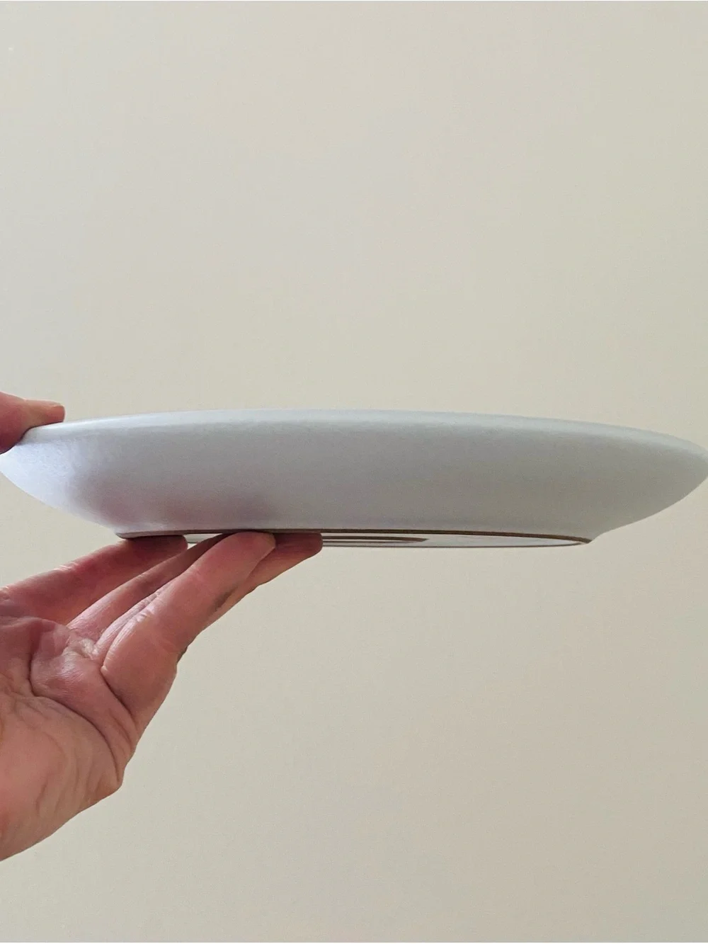 $46 New Heath Ceramics Opaque White Coupe Salad Plate 8.25'' Diameter 0720-6